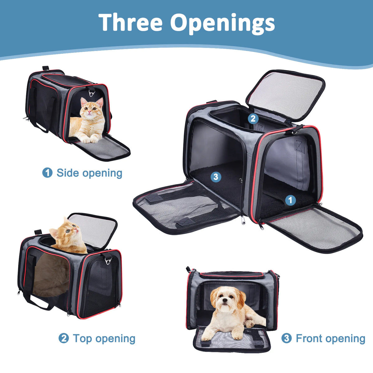Bolso Transportador Plegable para Mascotas
