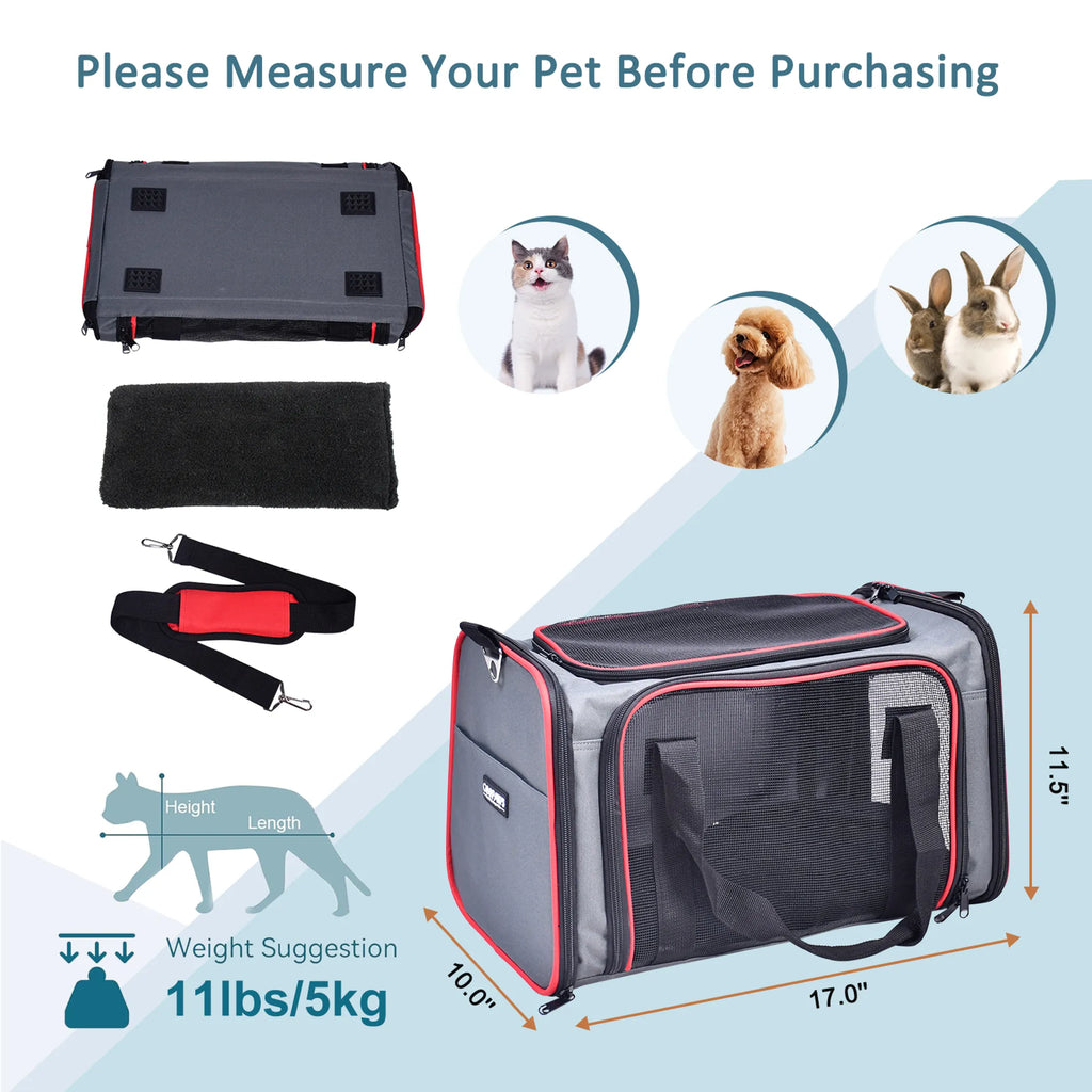 Bolso Transportador Plegable para Mascotas