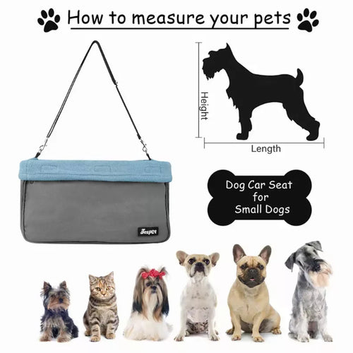 Asiento Elevado para Perros en el Carro
