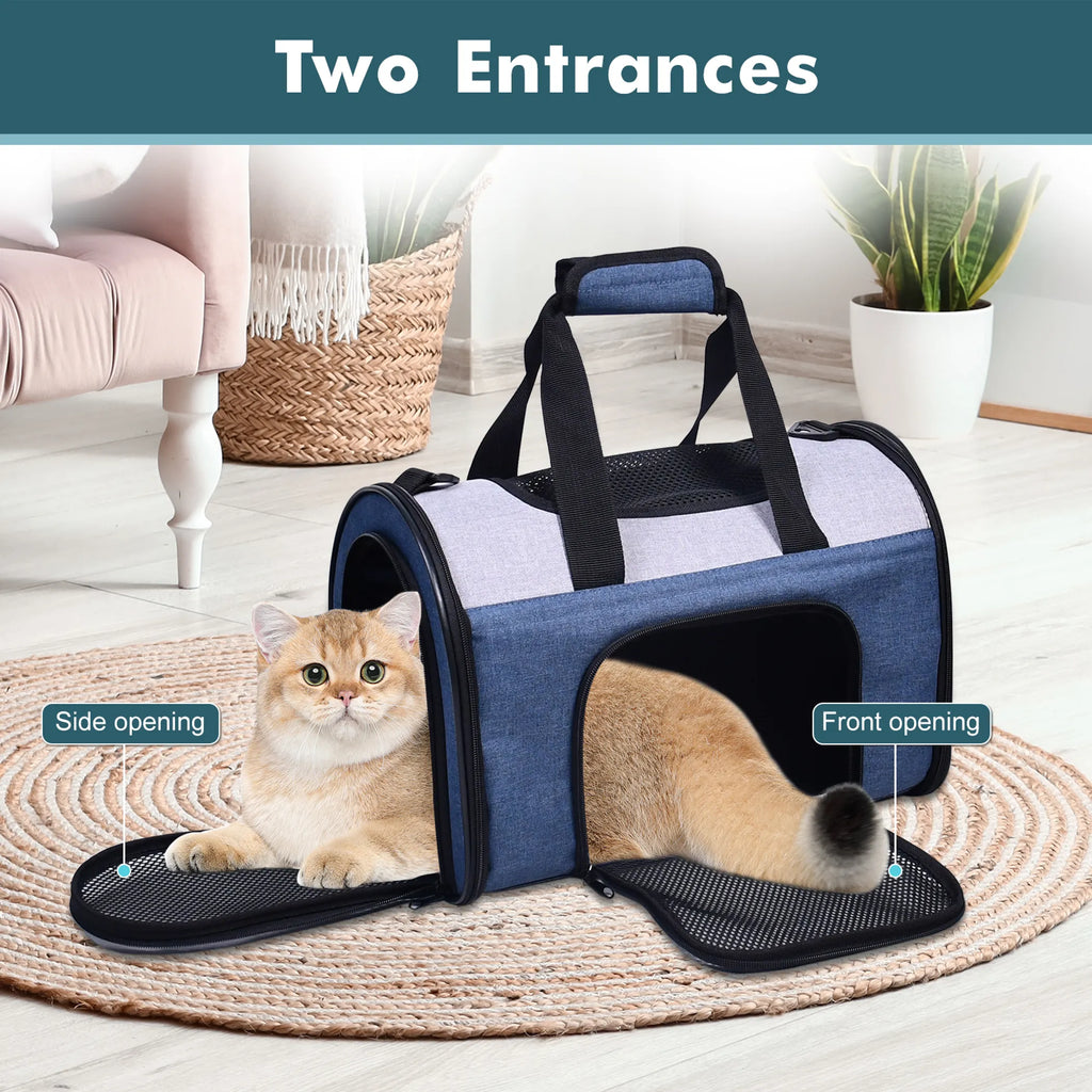Bolso Transportador para Mascotas Aprobado para Aerolíneas