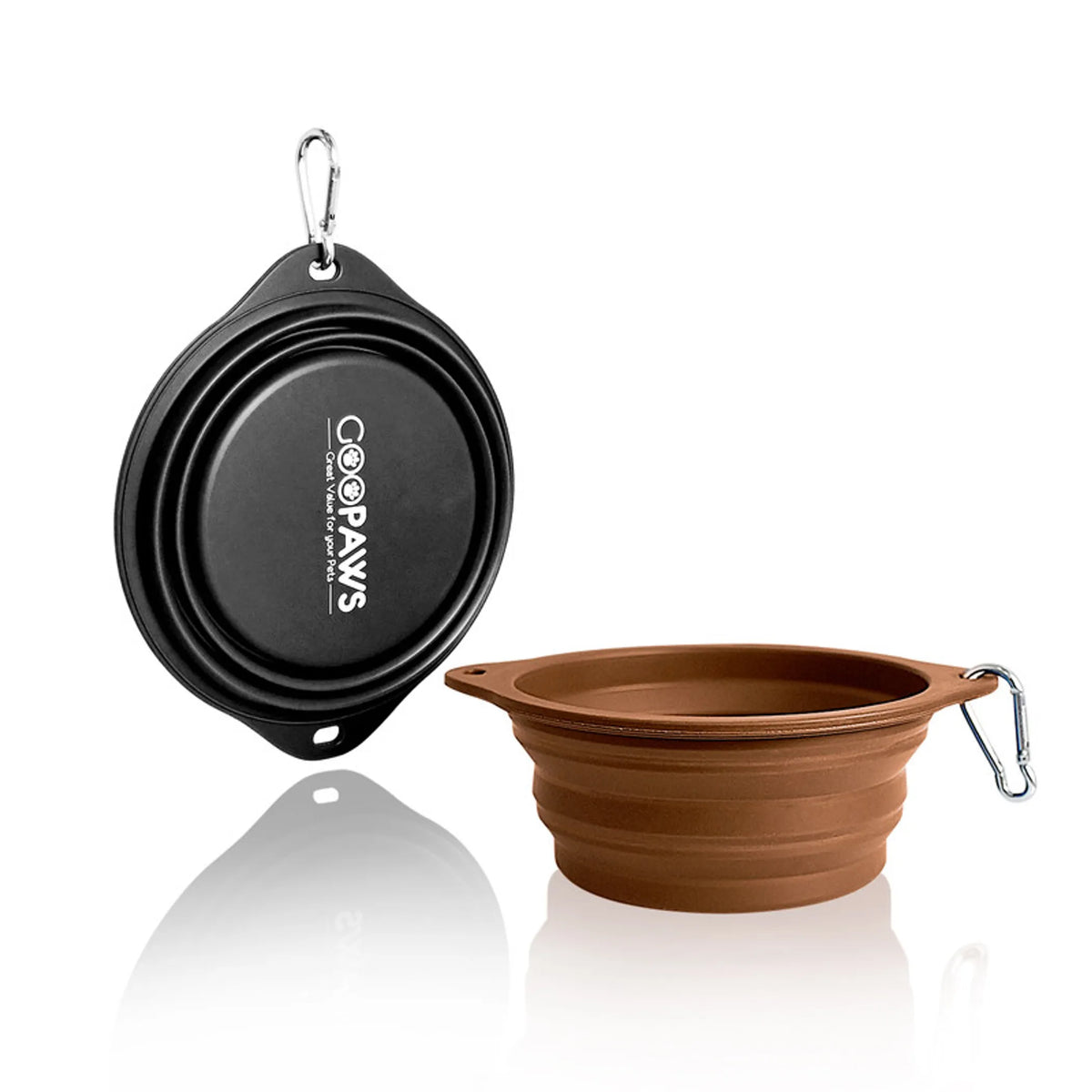 Platos Plegables de Silicona para Viaje (Paquete de 2) – Pawtique