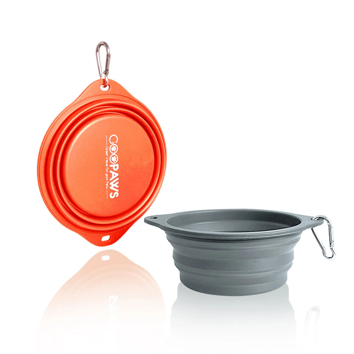 Platos Plegables de Silicona para Viaje (Paquete de 2)