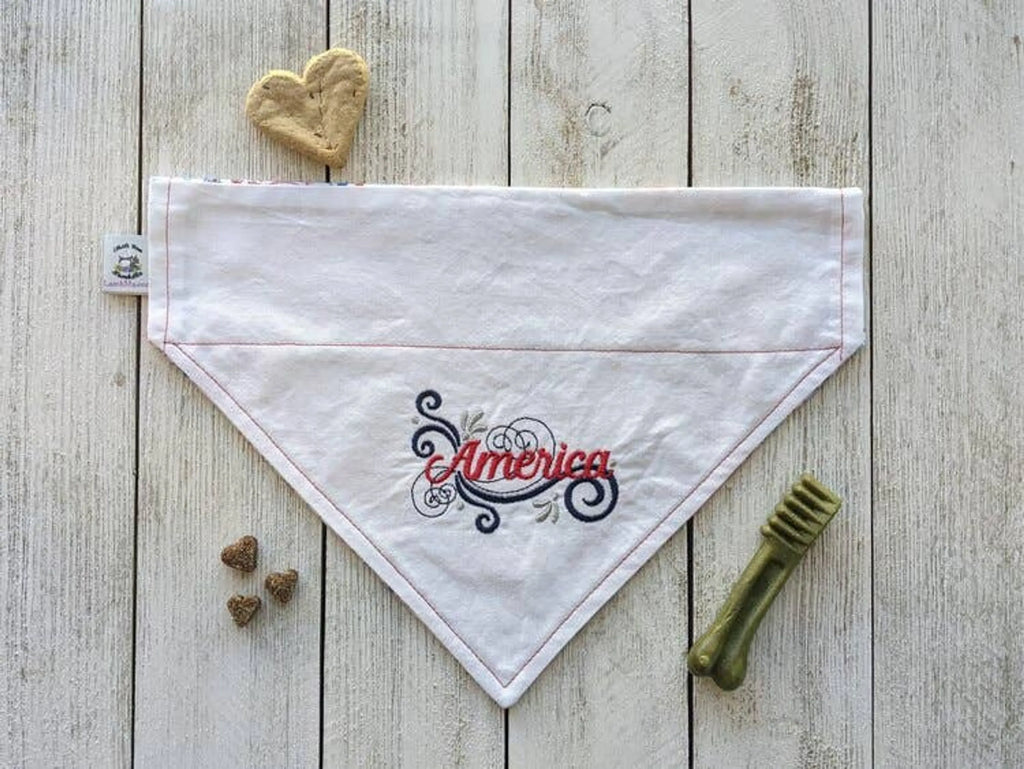 Bandana Bordada para Amarrar – Pawtique