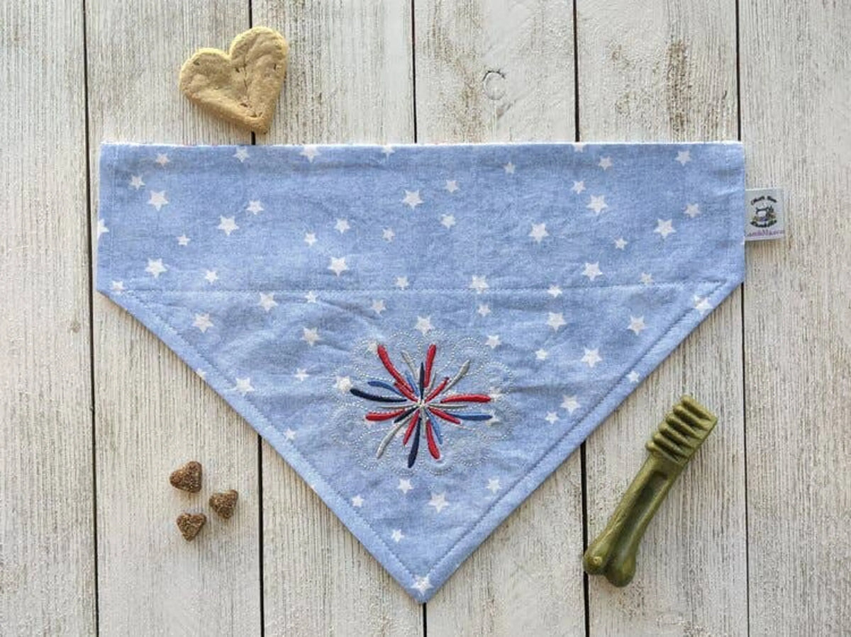 Bandana Bordada para Amarrar