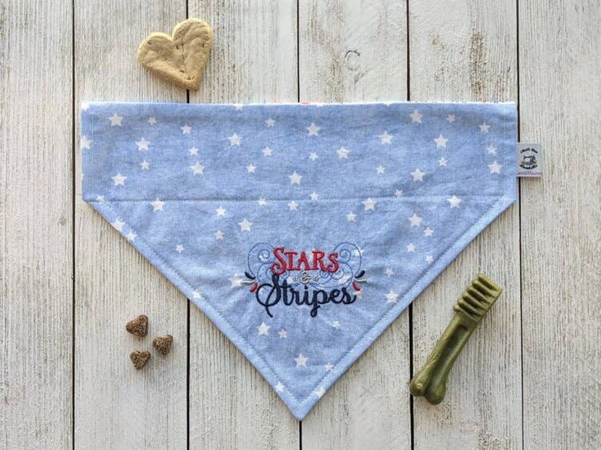 Bandana Bordada para Amarrar