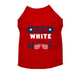 Camiseta "Red, White & Woof" para Perros – Pawtique