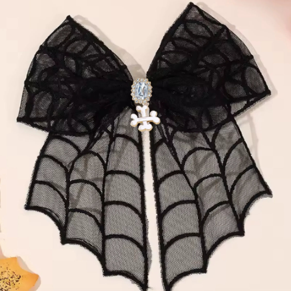 Lazo de Telaraña para Halloween con Gancho