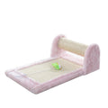 Rascador Rodante de Sisal con Peluche para Gatos