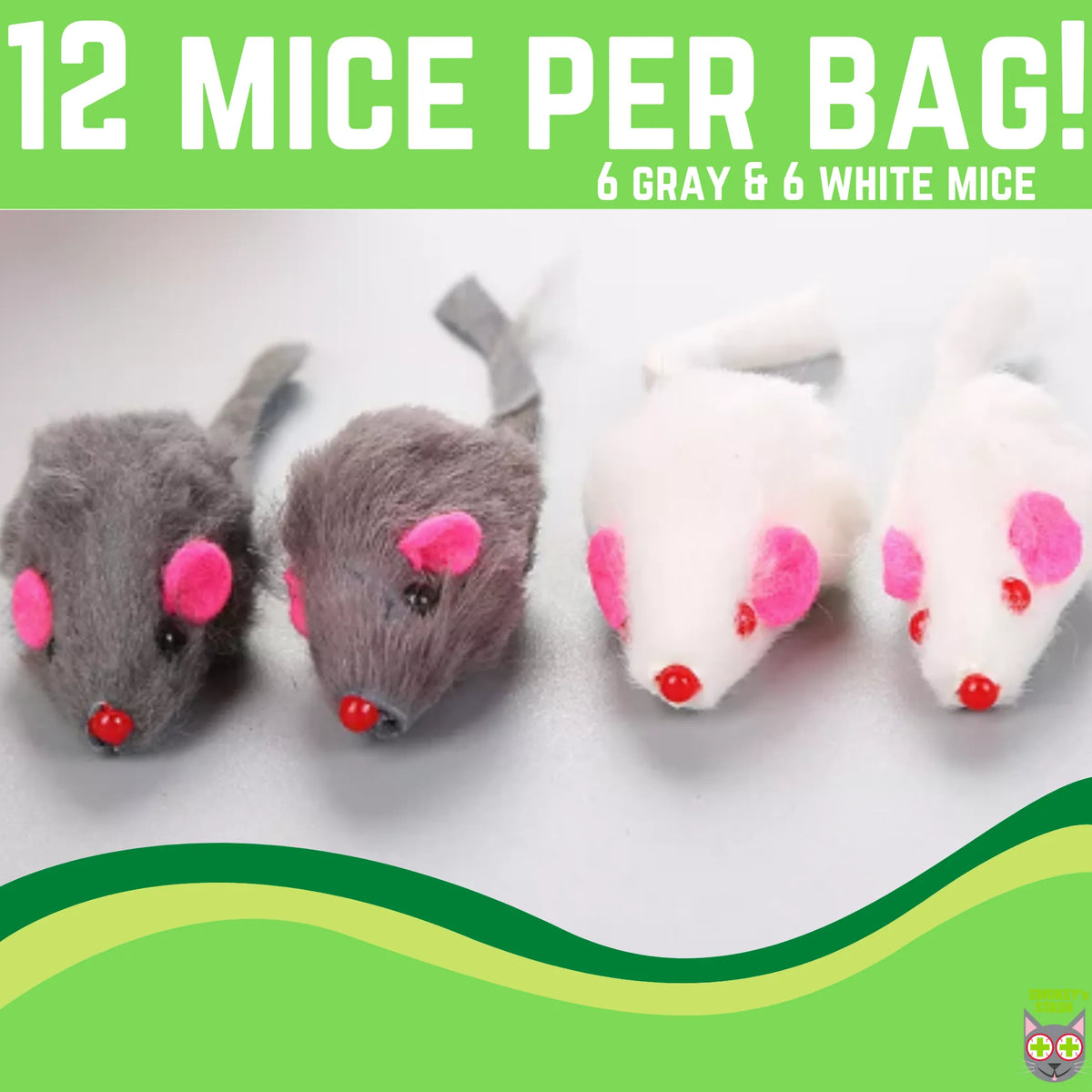 Ratoncitos de Piel de Conejo (Paquete de 12)