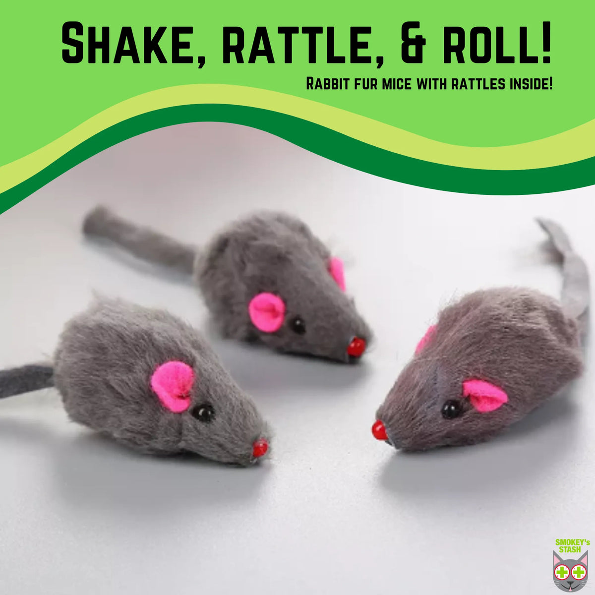 Ratoncitos de Piel de Conejo (Paquete de 12)