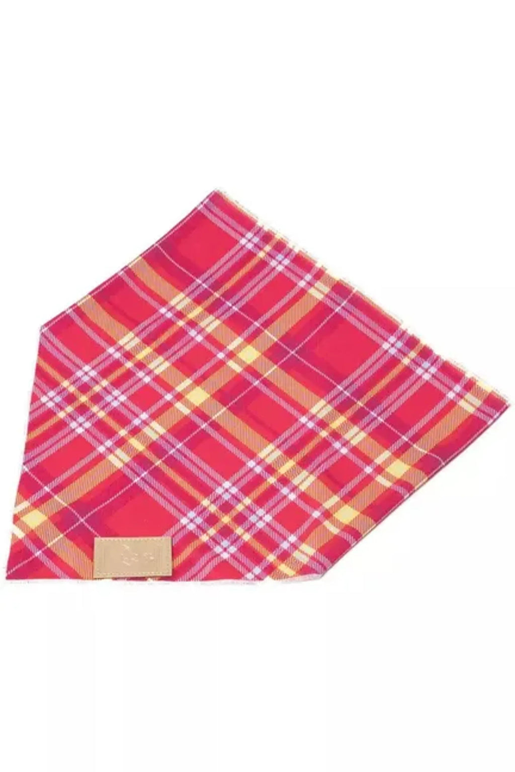 Bandana a Cuadros Vino