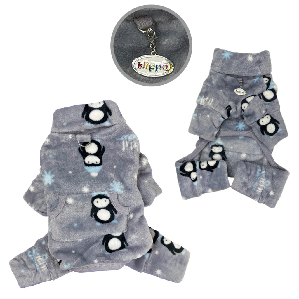 Pijama de Pingüinos Ultra Suave para Perros