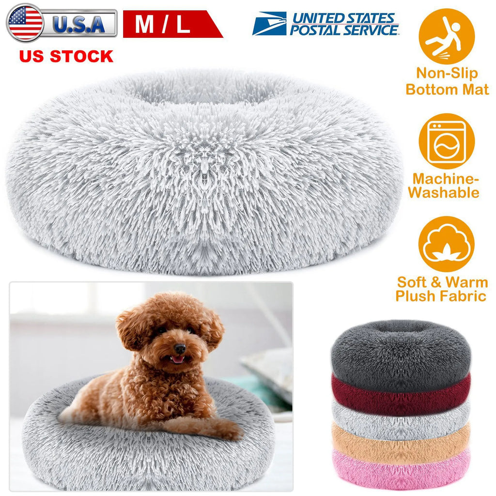Cama de Felpa Suave y Calientita para Perros y Gatos