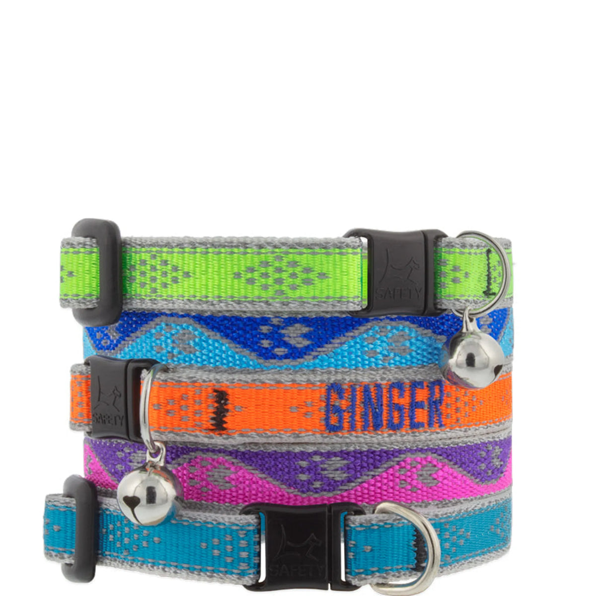 Collar Reflectivo de Seguridad para Gatos