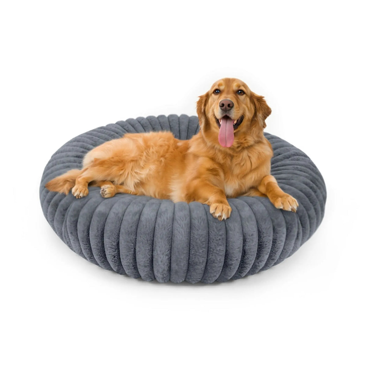 Cama Calmante Tipo Dona de Felpa