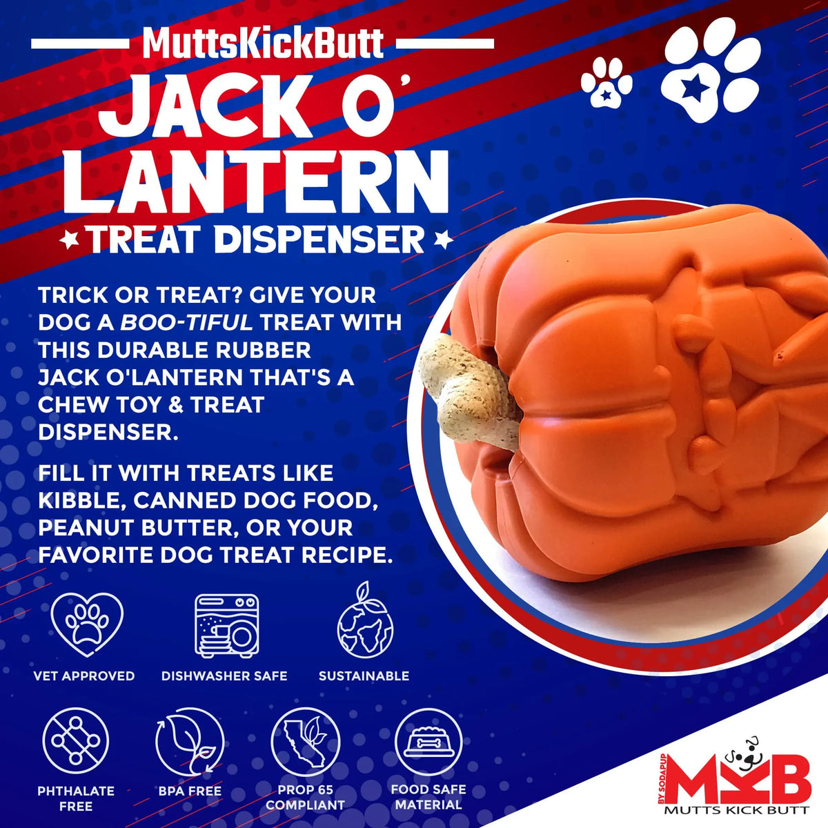 Calabaza Mordedora Dispensadora de Premios