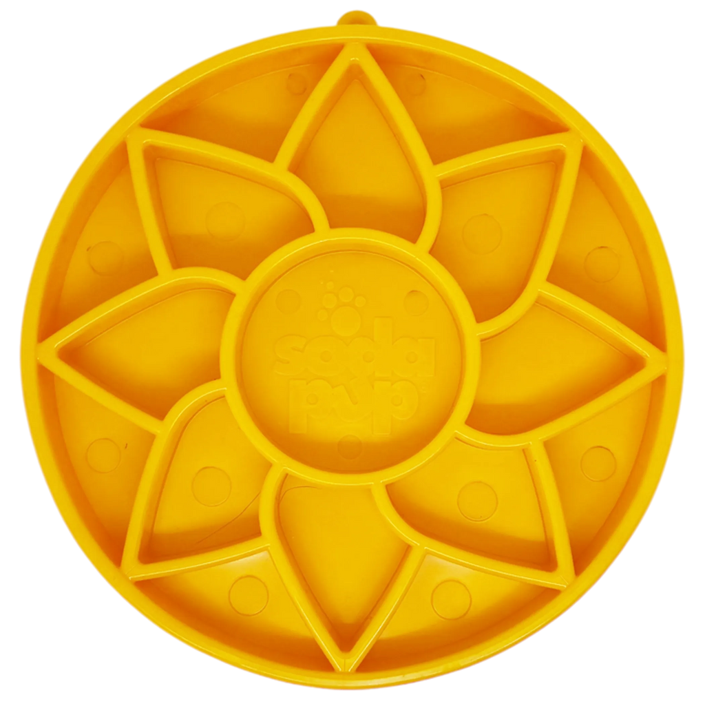 Plato Comedero Lento Suave Girasol – Pawtique