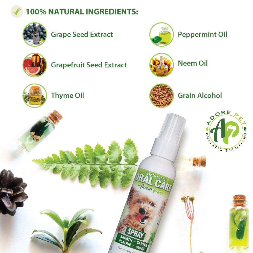 Spray de Cuidado Oral para Mascotas – Adore Pet