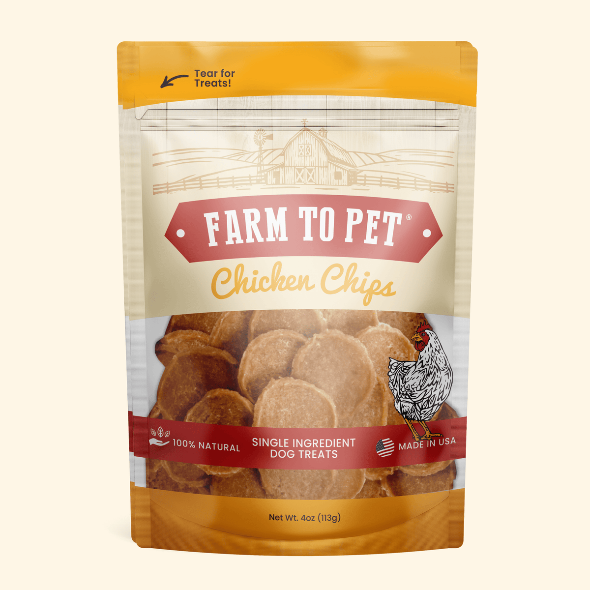 Chips de Pollo 100% Natural para Perros