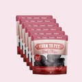 Snack Packs de Chips de Res para Perros y Gatos